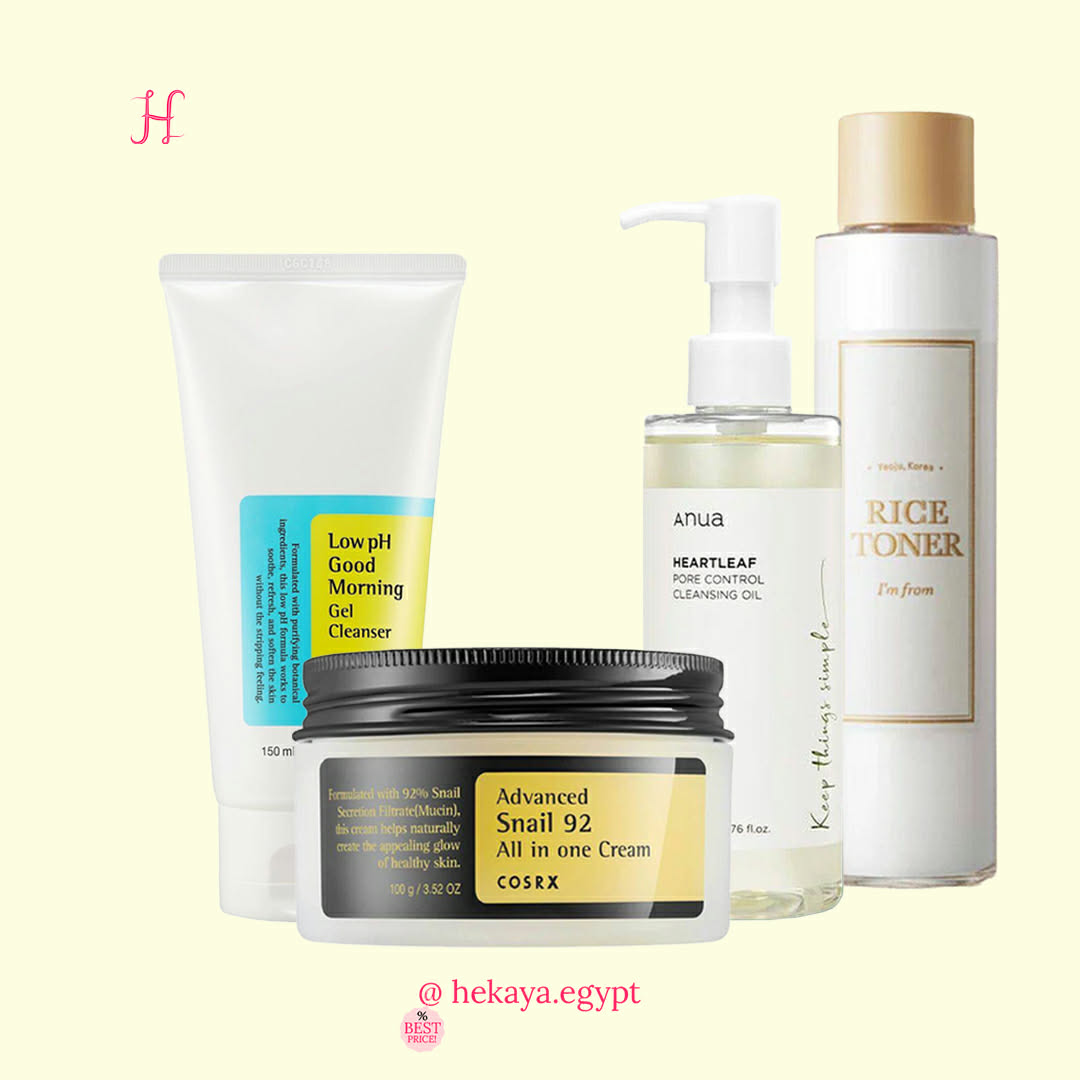 Normal skin morning & night korean routine