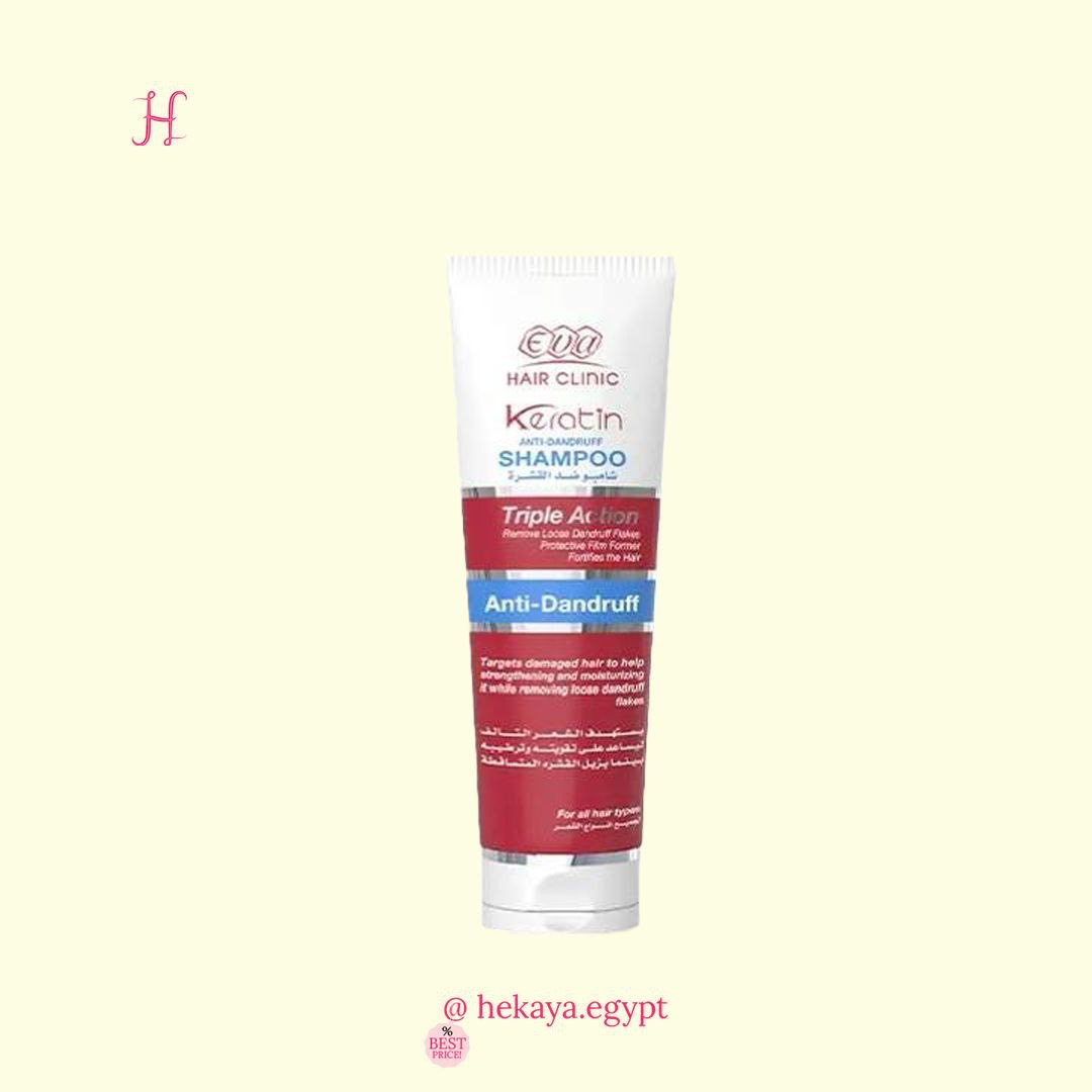 EVA keratin ANTI-DANDRUFF triple action shampoo