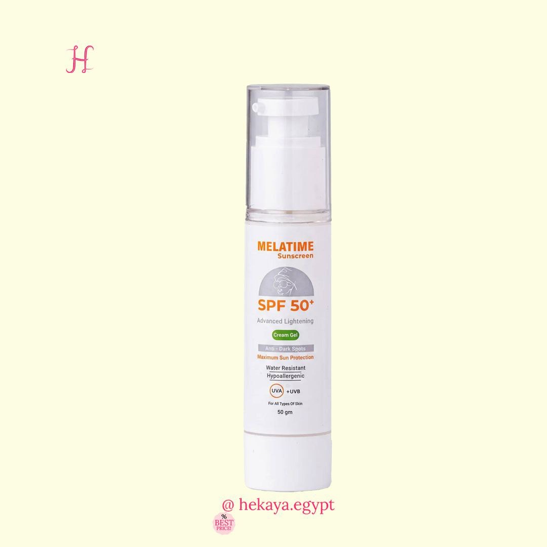 Melatime advanced lightning cream gel sunscreen