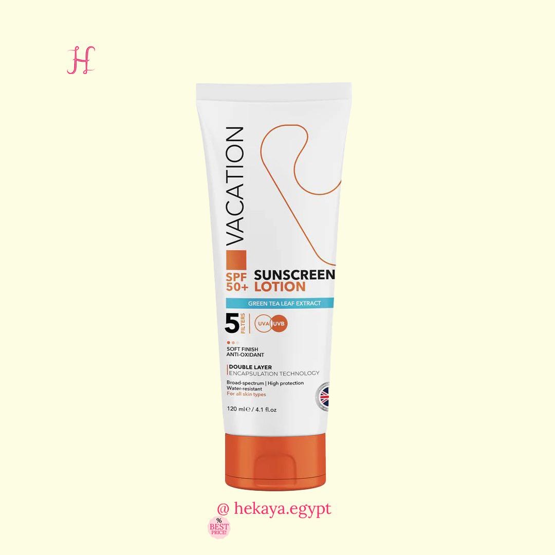 Vacation lotion sunscreen