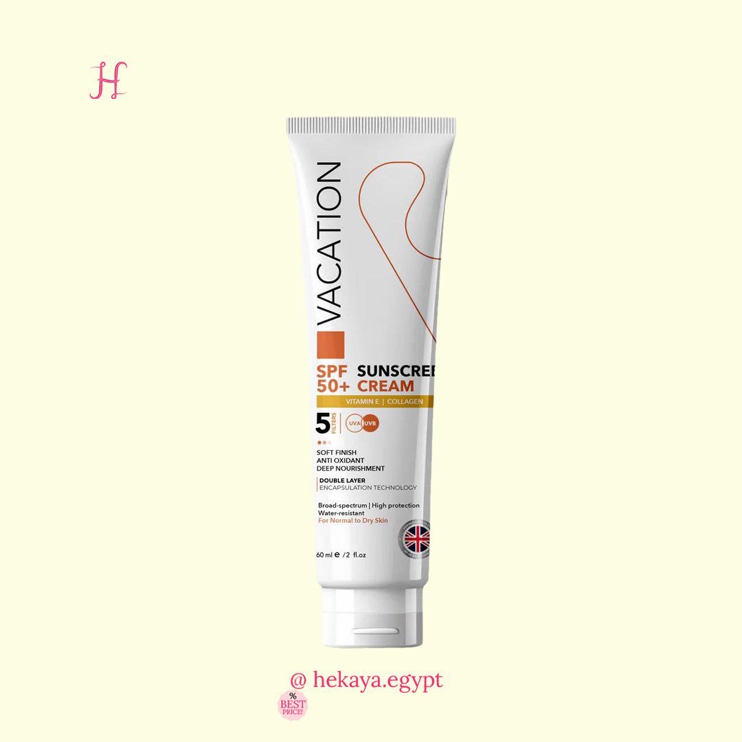 Vacation cream sunscreen